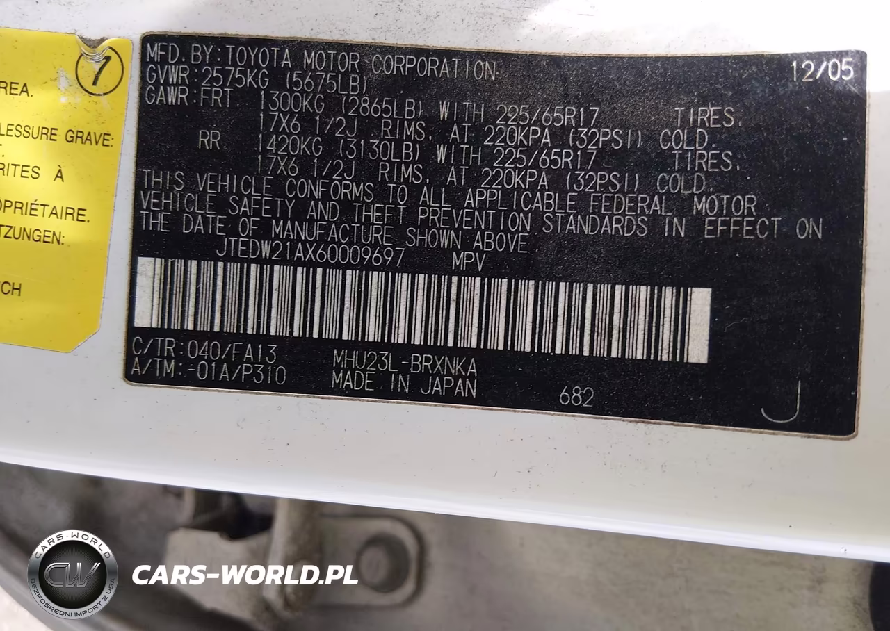 2006 Toyota Highlander Hybrid V6 VIN:JTEDW21AX60009697 - 9