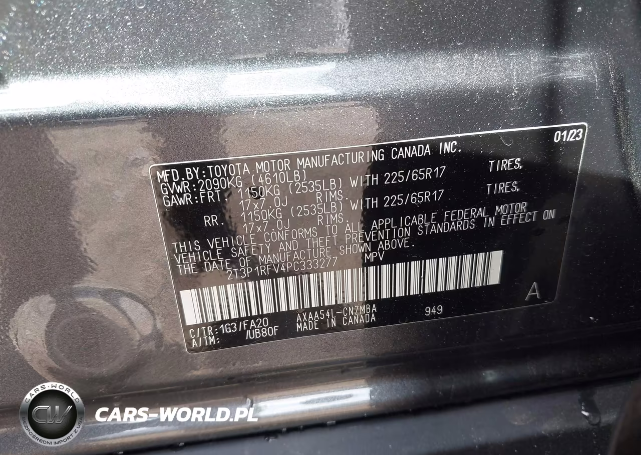 2023 Toyota Rav4 Xle VIN:2T3P1RFV4PC333277 - 9