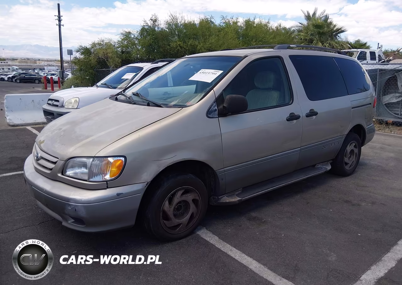 2002 Toyota Sienna Le VIN:4T3ZF13C92U440055 - 2