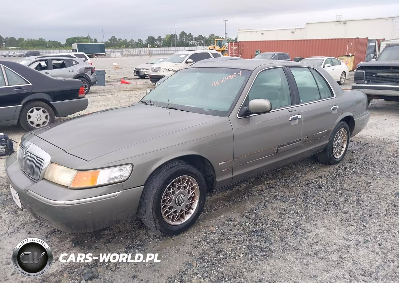 1999 Mercury Grand Marquis Gs VIN:2MEFM74W3XX628344 - 2