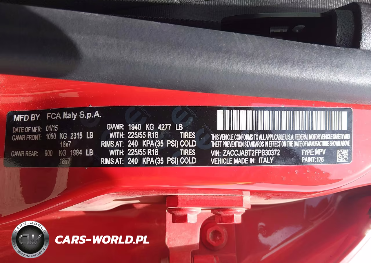 2015 Jeep Renegade Latitude VIN:ZACCJABT2FPB30372 - 9
