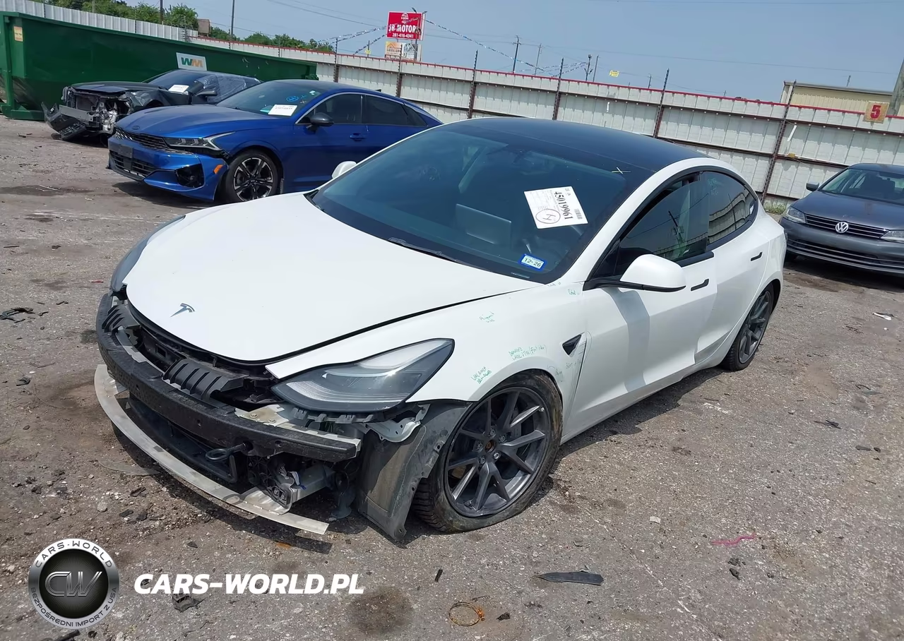 2022 Tesla Model 3 Long Range Dual Motor All-Wheel Drive VIN:5YJ3E1EB4NF109908 - 2