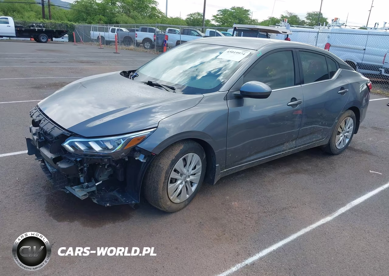 2022 Nissan Sentra S Xtronic Cvt VIN:3N1AB8BV2NY260020 - 2