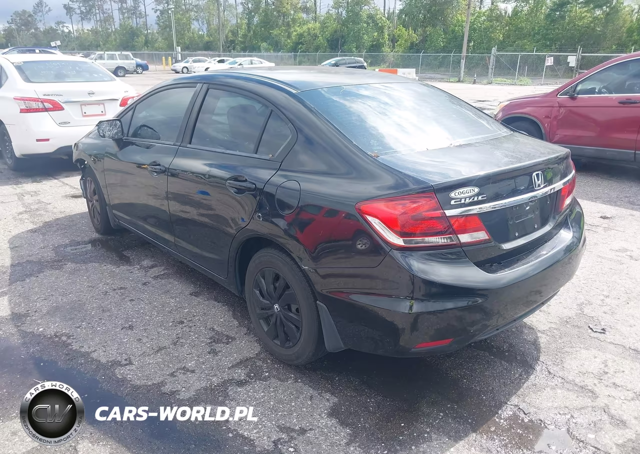 2014 Honda Civic Lx VIN:19XFB2F54EE023234 - 3