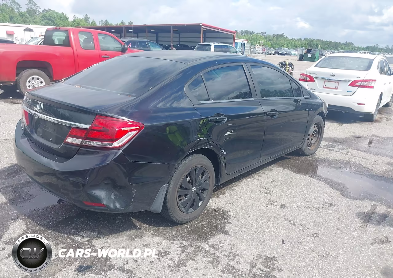 2014 Honda Civic Lx VIN:19XFB2F54EE023234 - 4