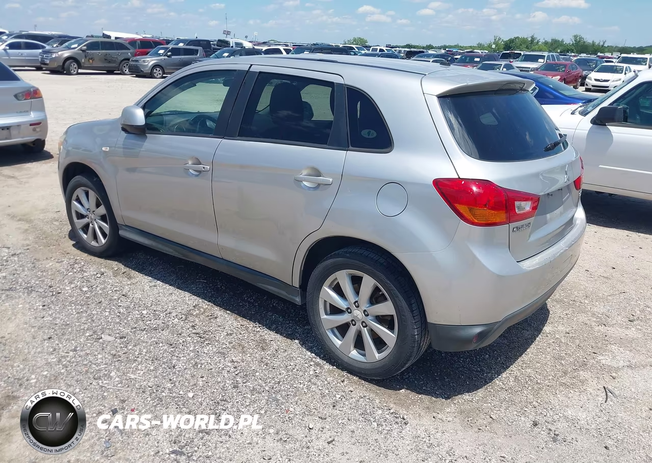 2014 Mitsubishi Outlander Sport Es VIN:4A4AP3AU2EE016268 - 3