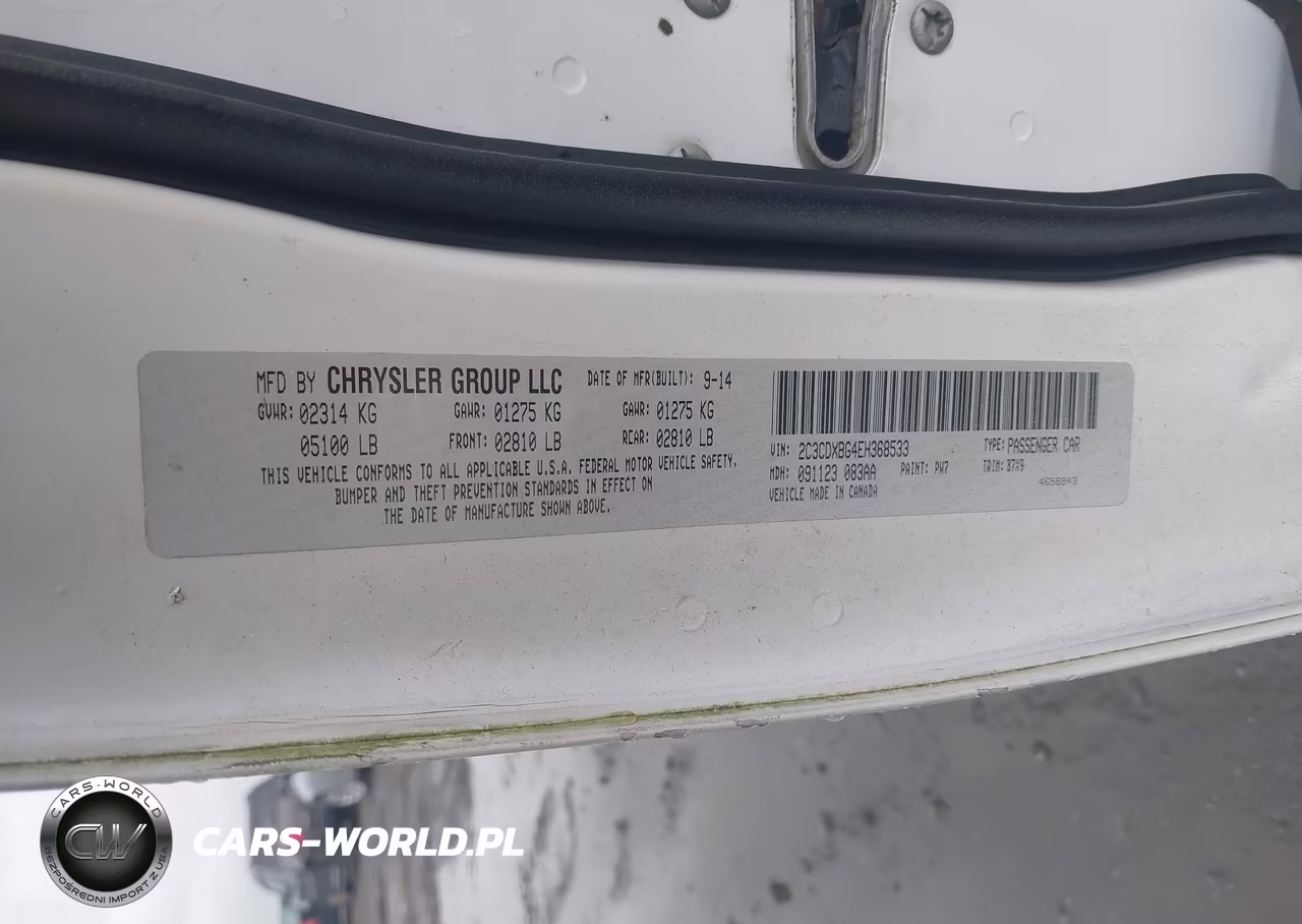 2014 Dodge Charger Se VIN:2C3CDXBG4EH368533 - 9