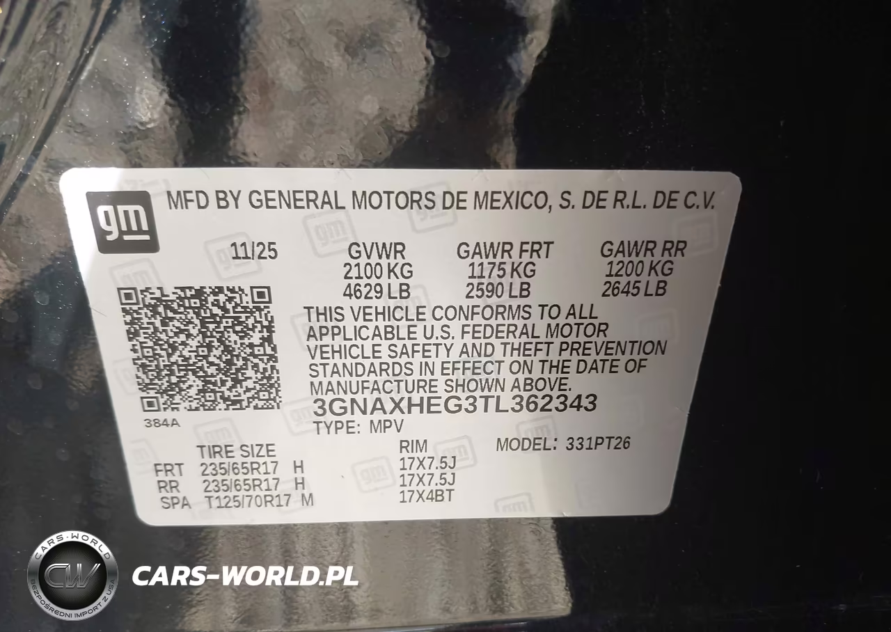 2026 Chevrolet Equinox Fwd Lt VIN:3GNAXHEG3TL362343 - 9