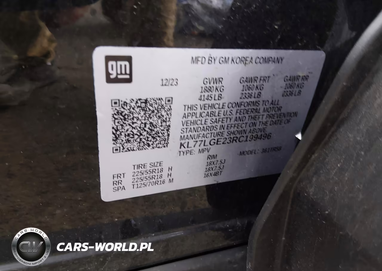2024 Chevrolet Trax Fwd 1Rs VIN:KL77LGE23RC199496 - 9