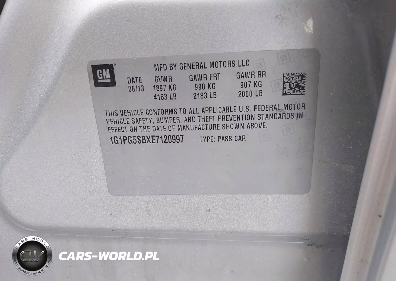 2014 Chevrolet Cruze Ltz VIN:1G1PG5SBXE7120997 - 9