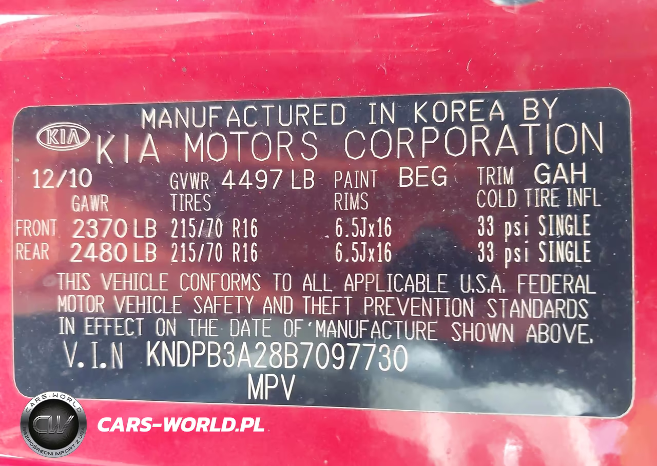 2011 Kia Sportage Lx VIN:KNDPB3A28B7097730 - 9