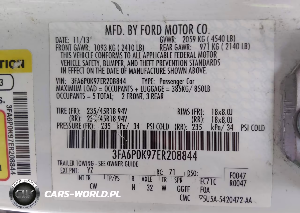 2014 Ford Fusion Titanium VIN:3FA6P0K97ER208844 - 9