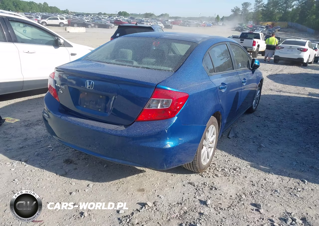 2012 Honda Civic Ex VIN:19XFB2F85CE024609 - 4