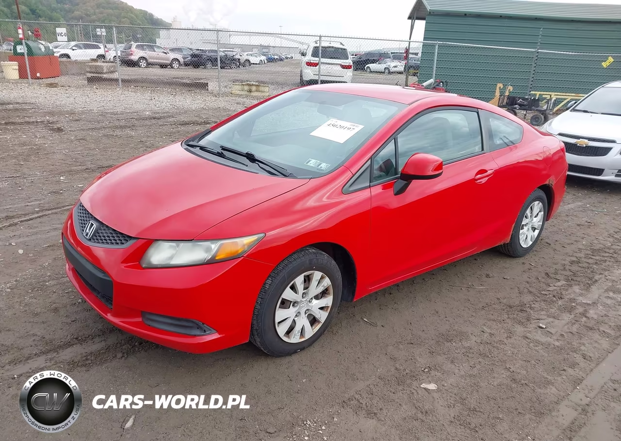 2012 Honda Civic Lx VIN:2HGFG3B57CH501307 - 2