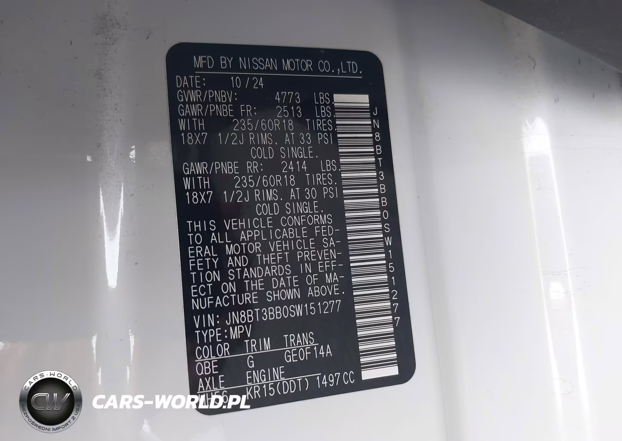 2025 Nissan Rogue Sv Intelligent Awd VIN:JN8BT3BB0SW151277 - 9