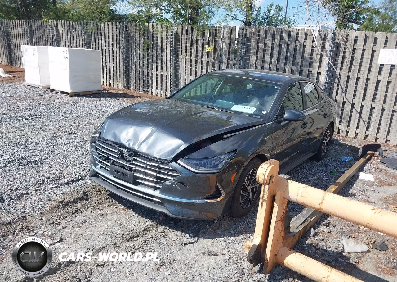 2023 Hyundai Sonata Hybrid Blue VIN:KMHL24JJ2PA067513 - 2