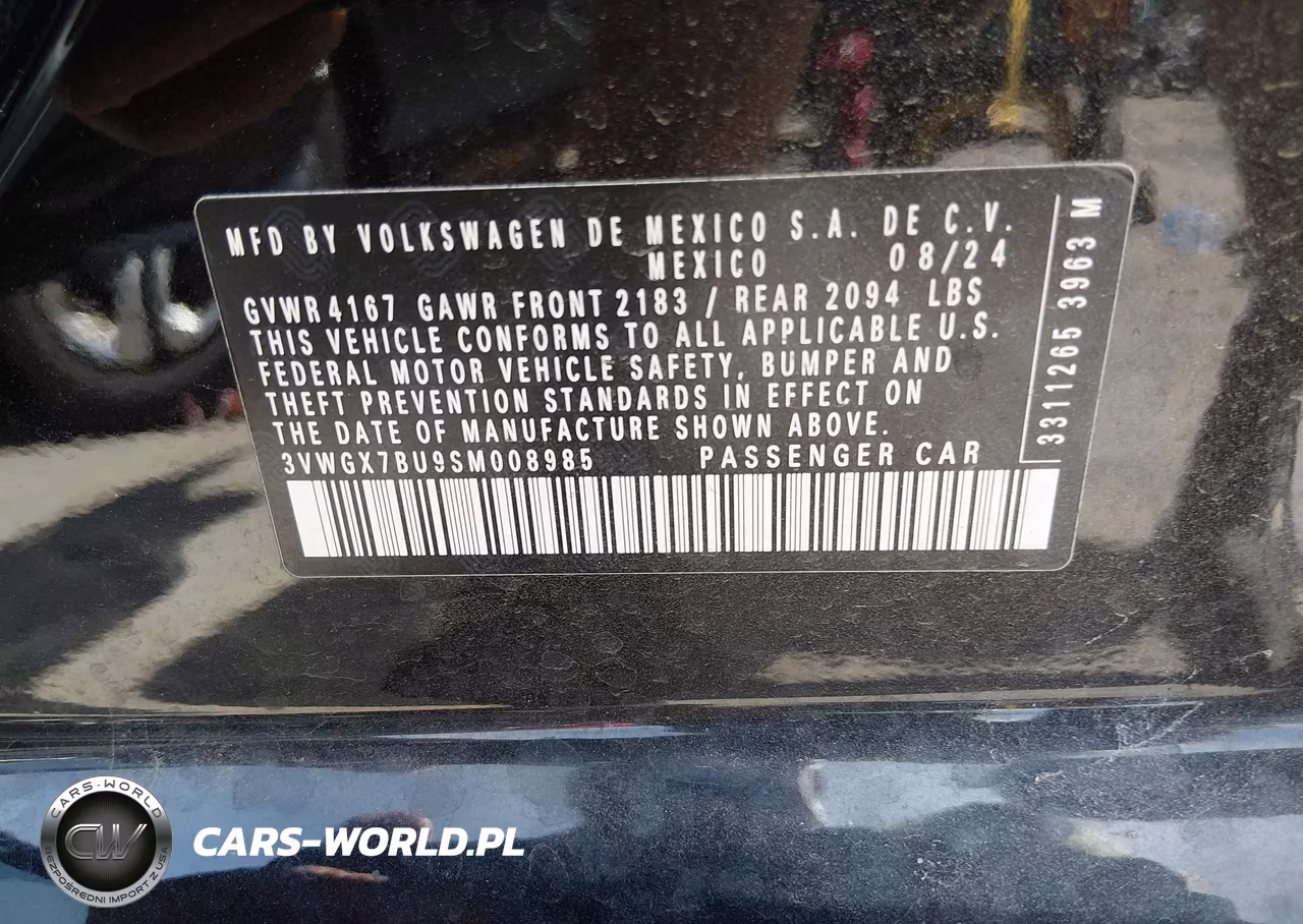 2025 Volkswagen Jetta 1.5T Sel VIN:3VWGX7BU9SM008985 - 9