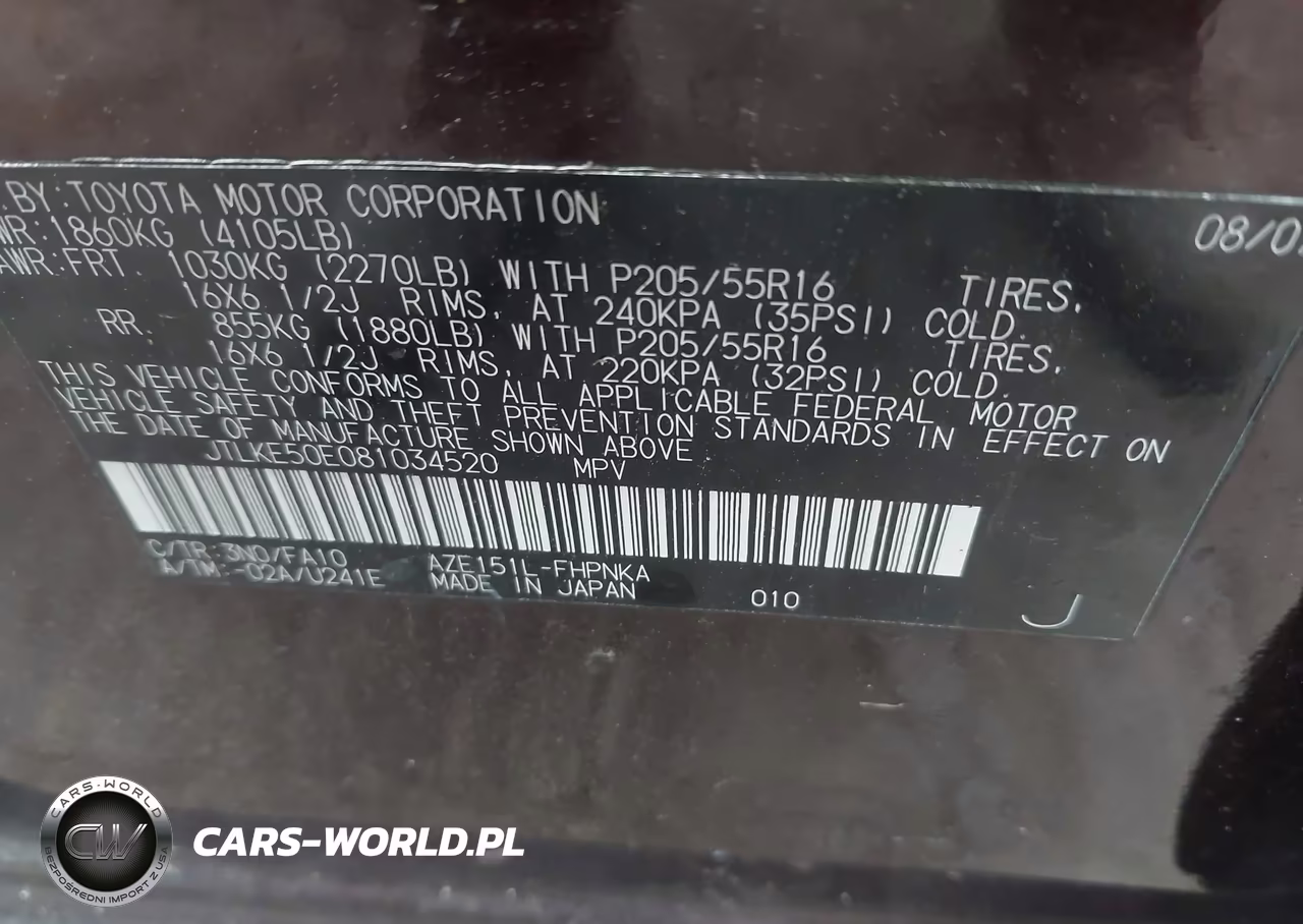 2008 Scion Xb VIN:JTLKE50E081034520 - 9