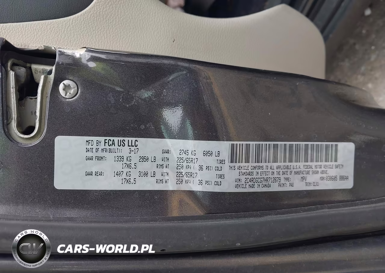 2017 Dodge Grand Caravan Sxt VIN:2C4RDGCG7HR712679 - 9