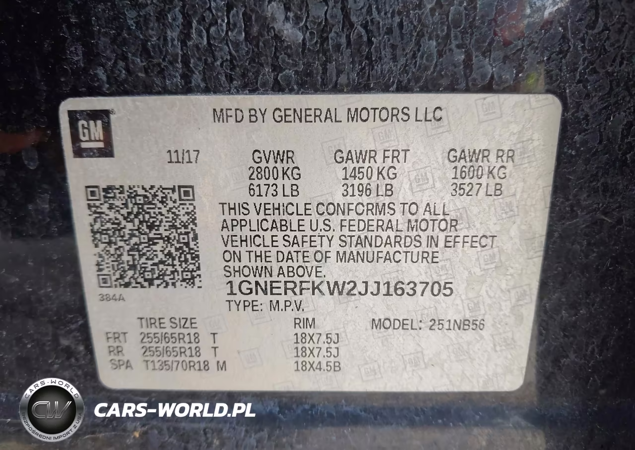 2018 Chevrolet Traverse Ls VIN:1GNERFKW2JJ163705 - 9