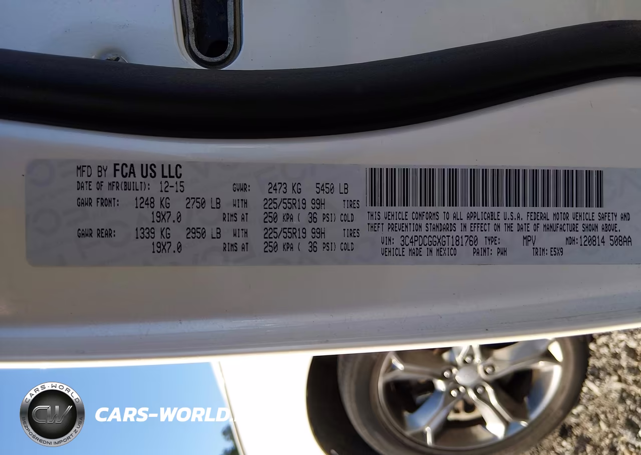 2016 Dodge Journey Crossroad VIN:3C4PDCGGXGT181760 - 9