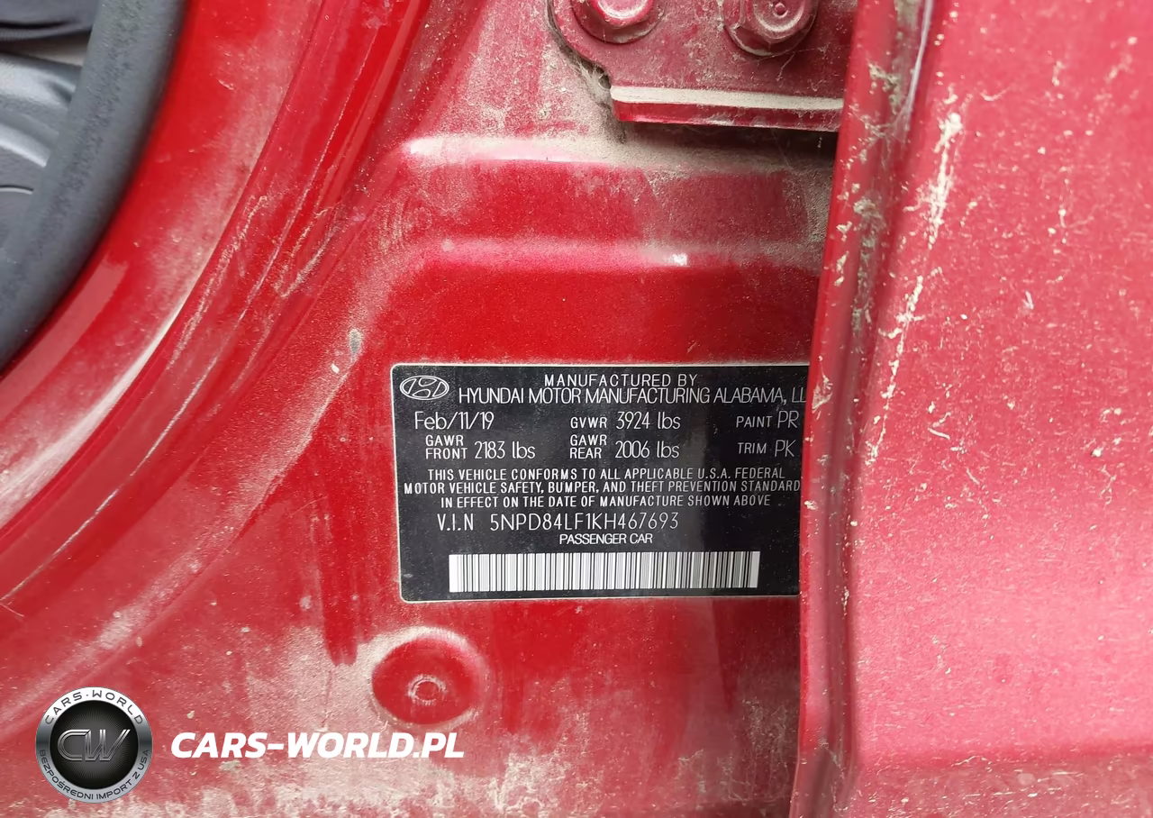 2019 Hyundai Elantra Sel VIN:5NPD84LF1KH467693 - 9