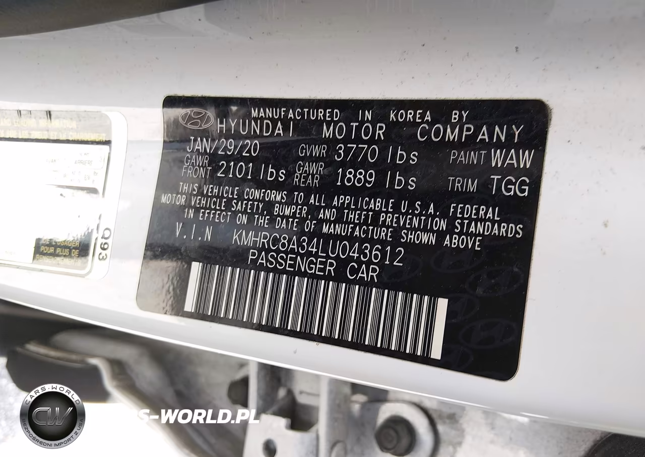 2020 Hyundai Venue Sel VIN:KMHRC8A34LU043612 - 9