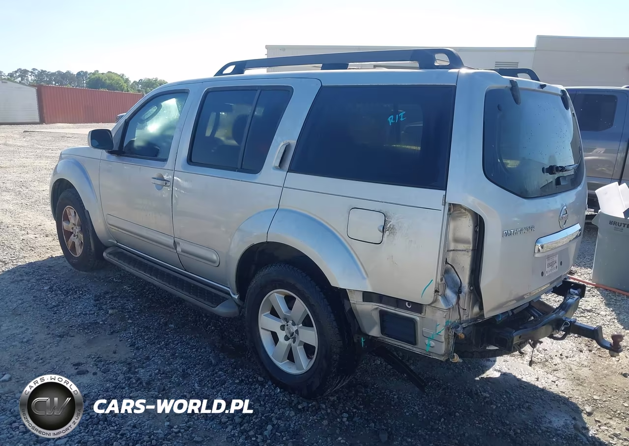 2008 Nissan Pathfinder Se VIN:5N1AR18U78C634886 - 3