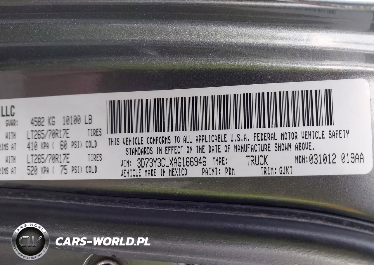 2010 Dodge Ram 3500 Laramie VIN:3D73Y3CLXAG166946 - 8