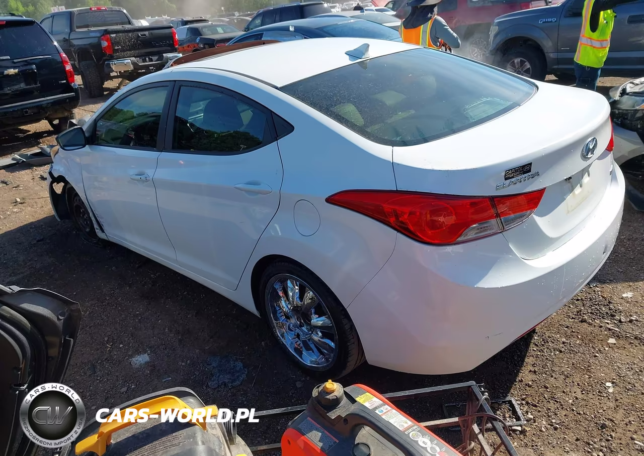 2012 Hyundai Elantra Limited VIN:5NPDH4AE2CH118246 - 3