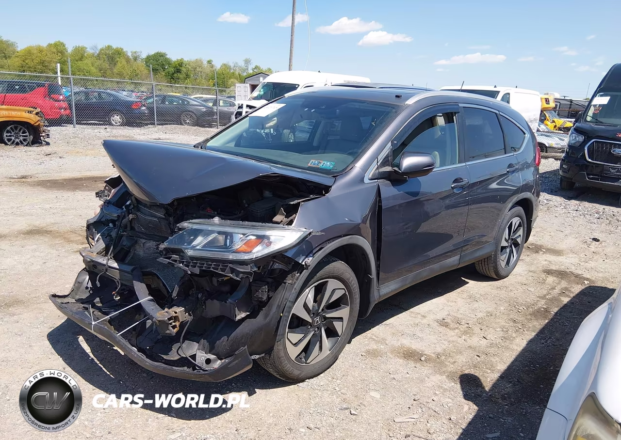 2016 Honda Cr-V Touring VIN:5J6RM4H91GL122410 - 2