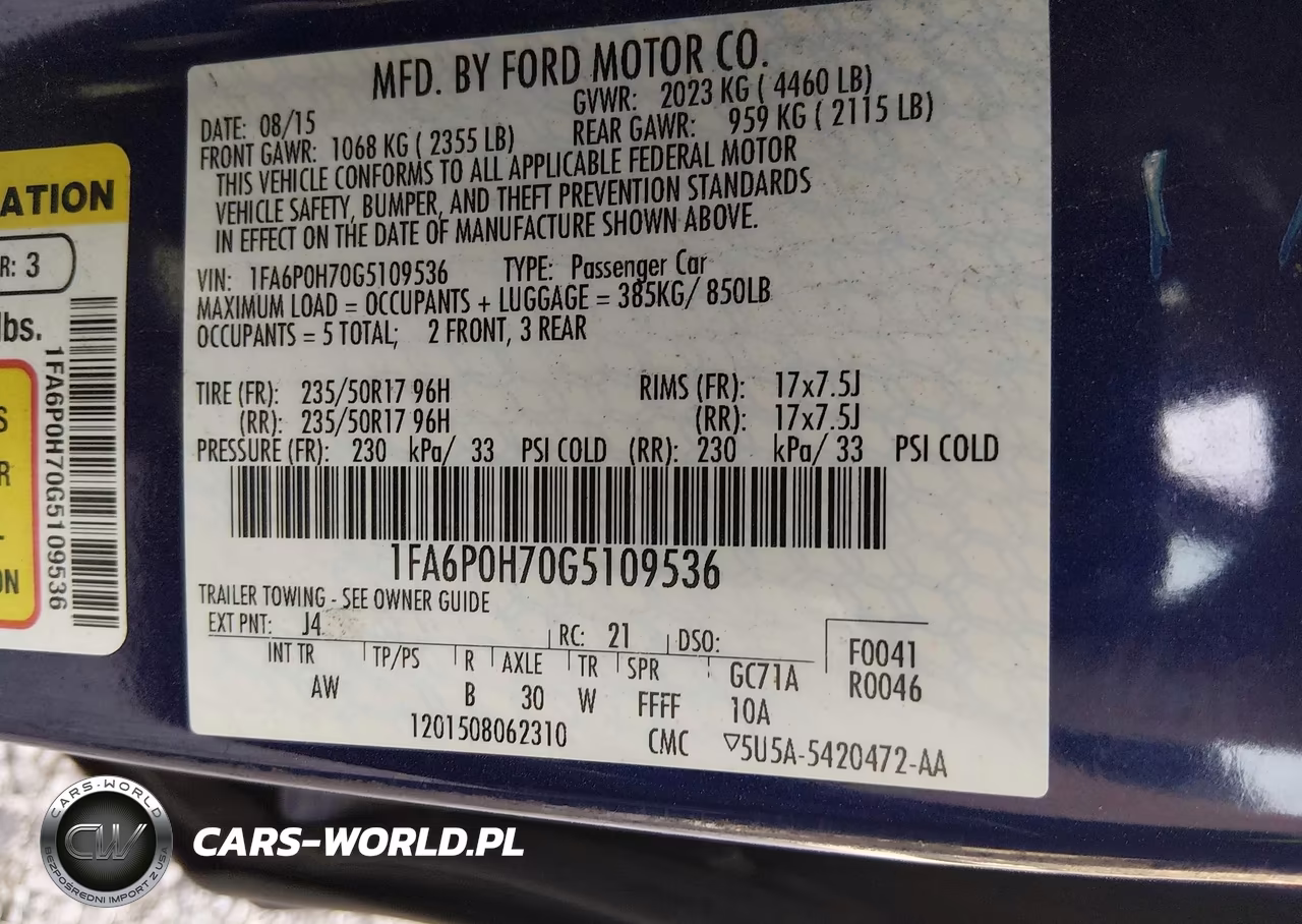 2016 Ford Fusion Se VIN:1FA6P0H70G5109536 - 9