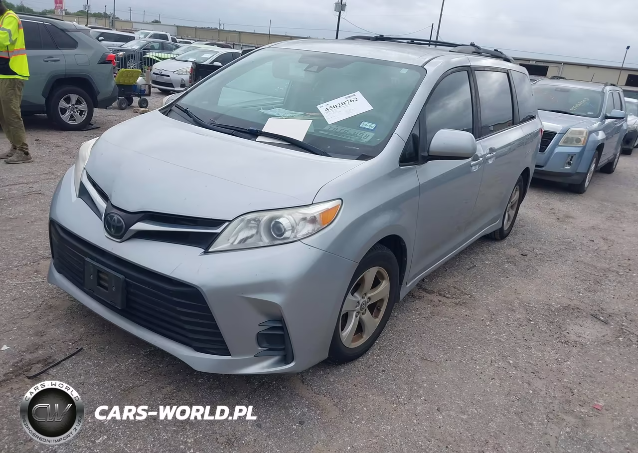 2020 Toyota Sienna Le VIN:5TDKZ3DC5LS039012 - 2