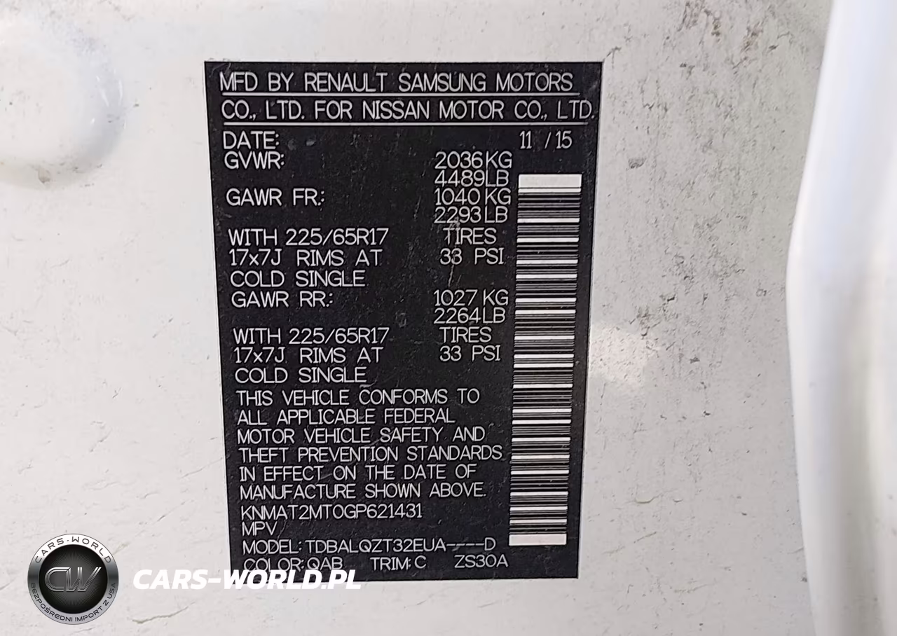 2016 Nissan Rogue Sv VIN:KNMAT2MT0GP621431 - 9