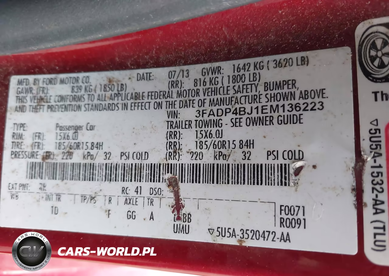 2014 Ford Fiesta Se VIN:3FADP4BJ1EM136223 - 9