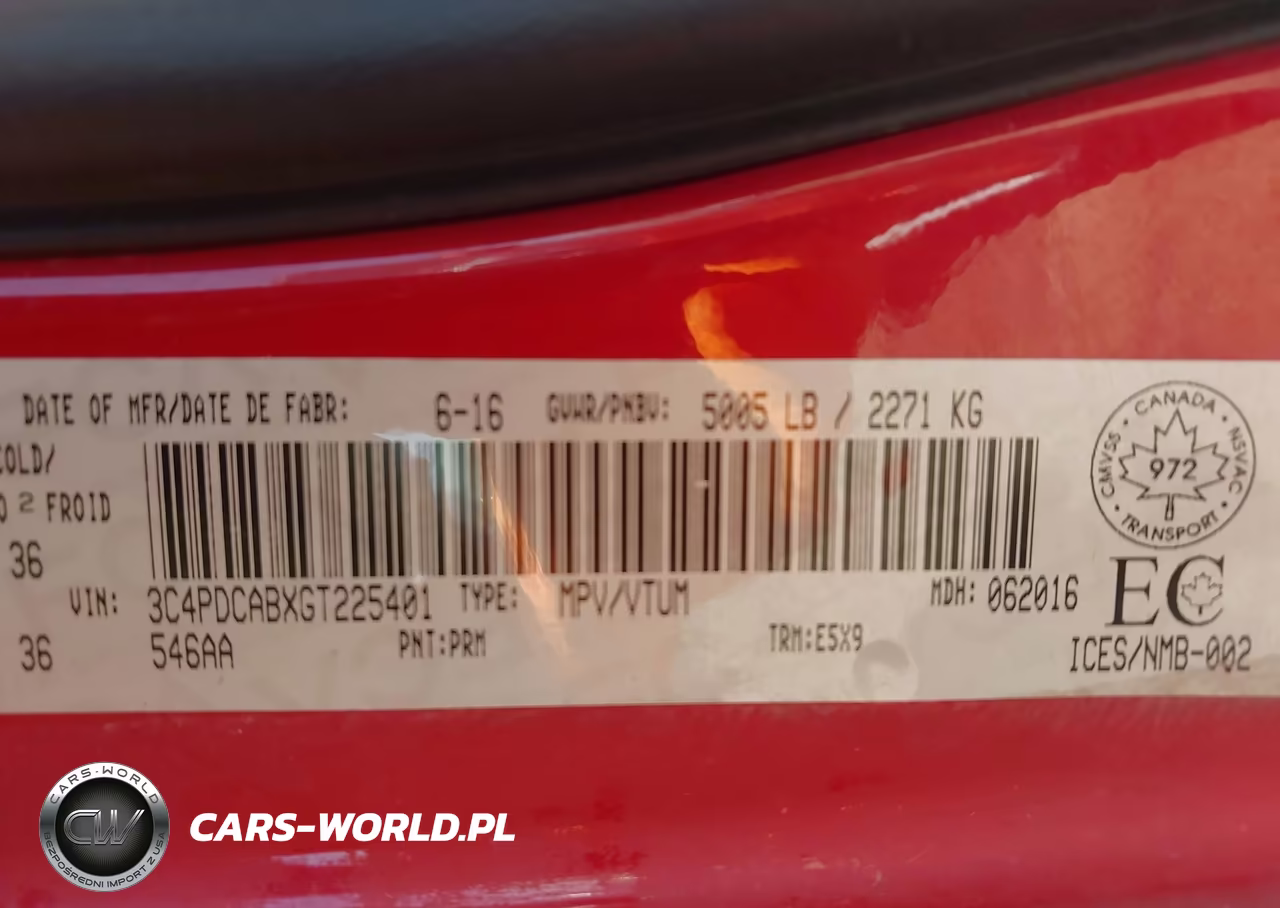 2016 Dodge Journey Cvp-Se Plus VIN:3C4PDCABXGT225401 - 9