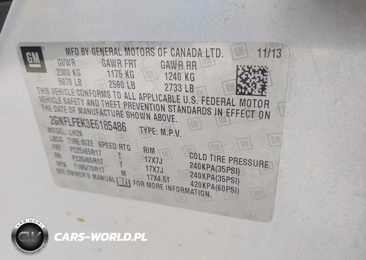 2014 Chevrolet Equinox 1Lt VIN:2GNFLFEK3E6185486 - 9
