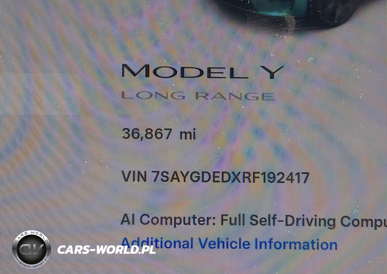 2024 Tesla Model Y Long Range Single Motor Rear-Wheel Drive-Rwd VIN:7SAYGDEDXRF192417 - 15