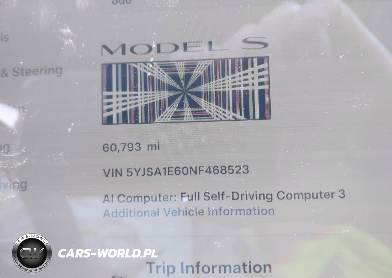 2022 Tesla Model S Plaid Tri Motor All-Wheel Drive VIN:5YJSA1E60NF468523 - 7