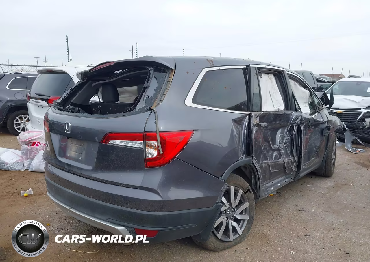 2020 Honda Pilot 2Wd Ex-L VIN:5FNYF5H50LB017109 - 4