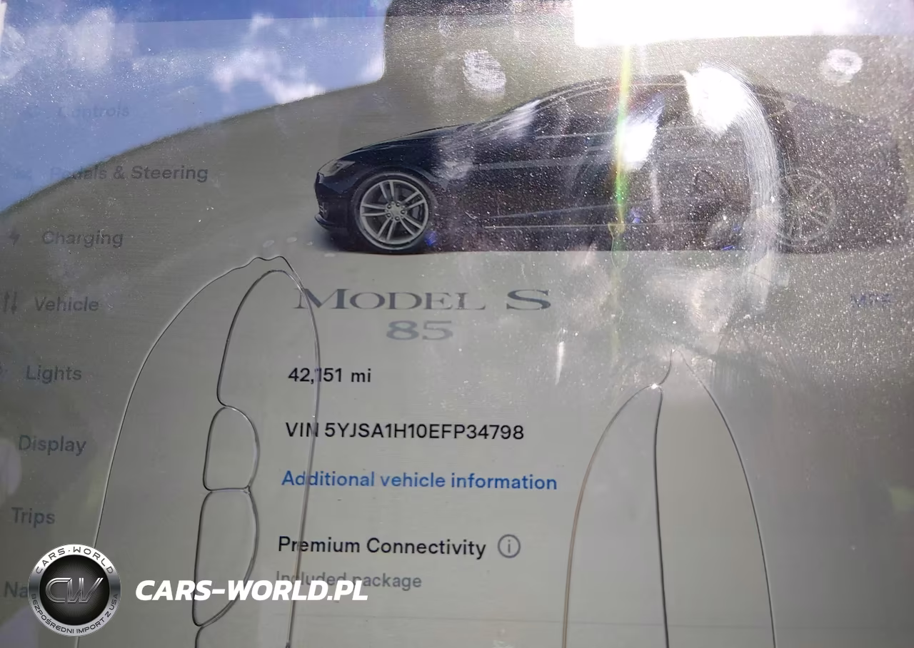 2014 Tesla Model S P85 VIN:5YJSA1H10EFP34798 - 7