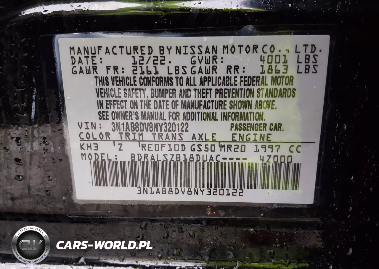 2022 Nissan Sentra Sr Xtronic Cvt VIN:3N1AB8DV8NY320122 - 9