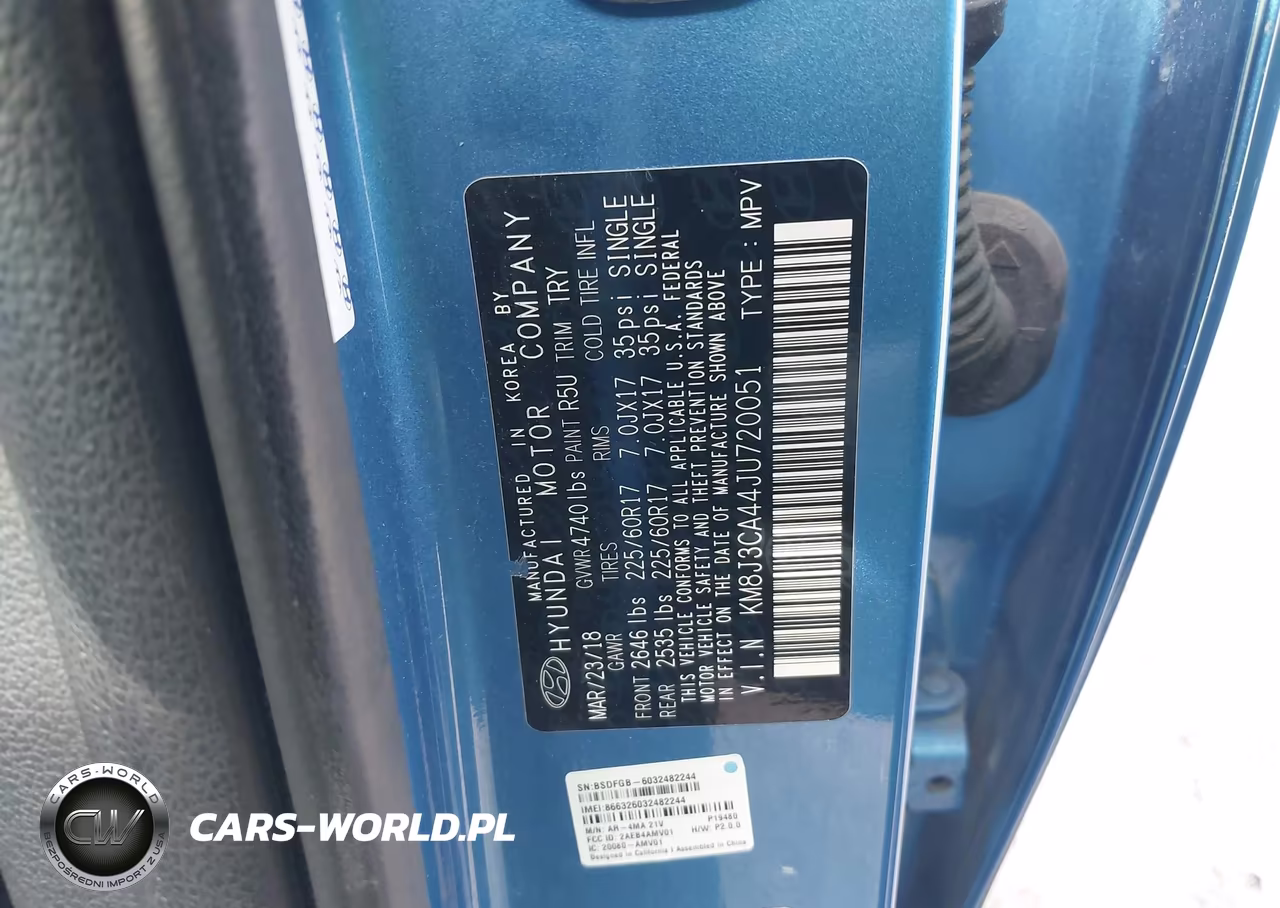 2018 Hyundai Tucson Sel VIN:KM8J3CA44JU720051 - 9