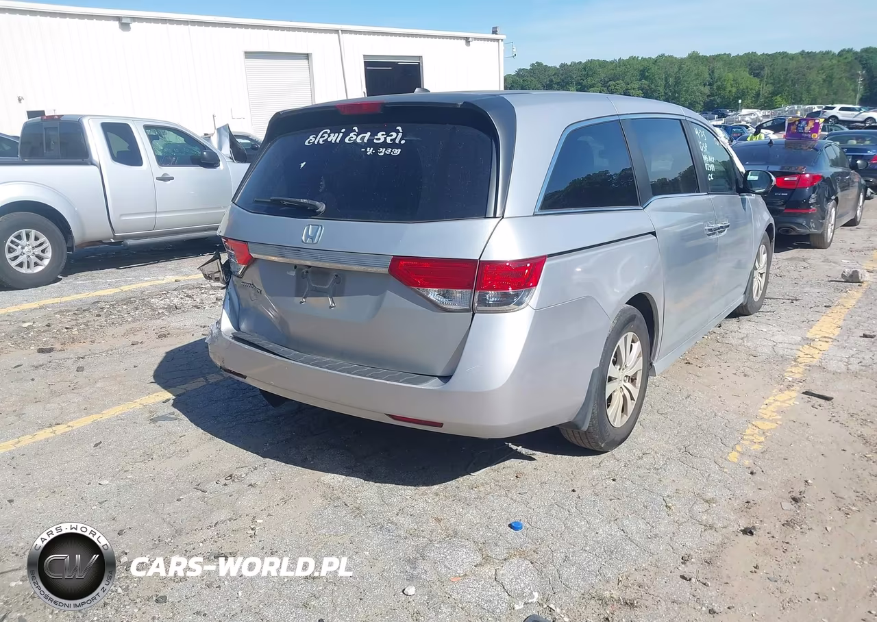 2015 Honda Odyssey Ex-L VIN:5FNRL5H67FB023189 - 4