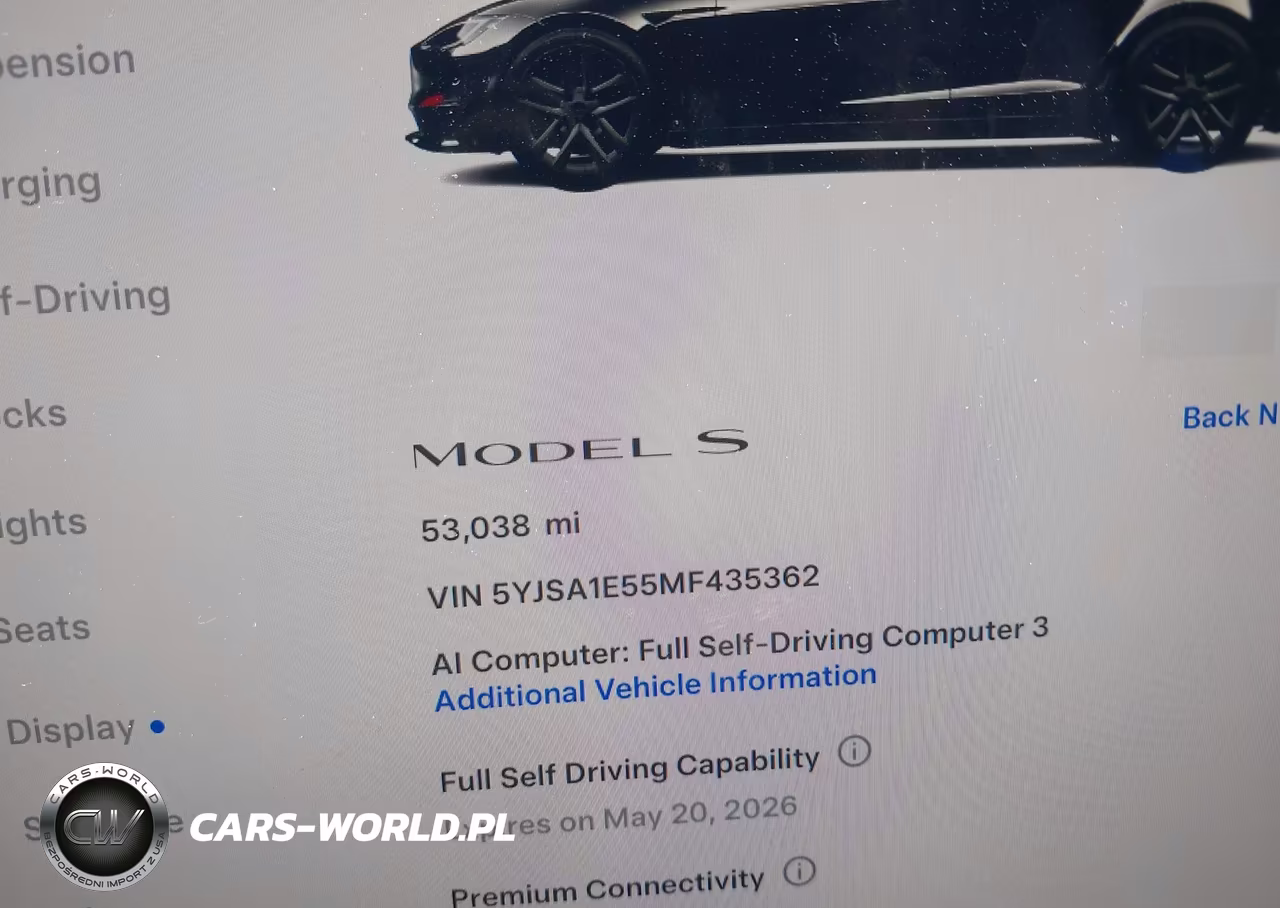 2021 Tesla Model S Long Range Dual Motor All-Wheel Drive VIN:5YJSA1E55MF435362 - 16