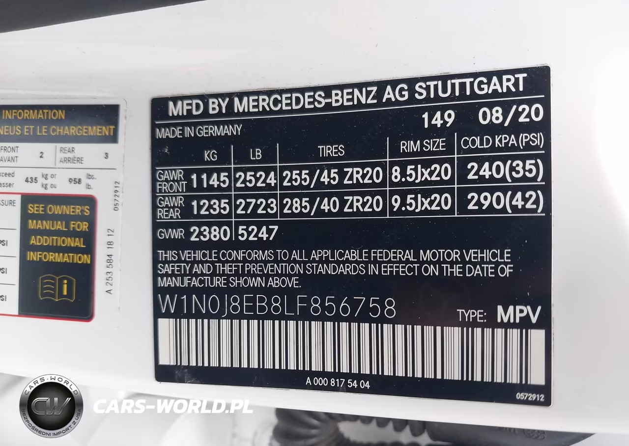 2020 Mercedes-Benz Glc 300 Coupe 4Matic VIN:W1N0J8EB8LF856758 - 9