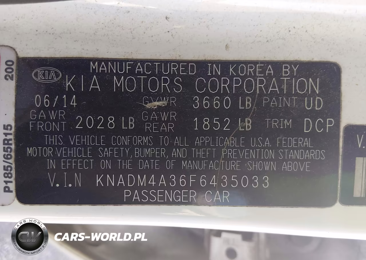 2015 Kia Rio Lx VIN:KNADM4A36F6435033 - 9