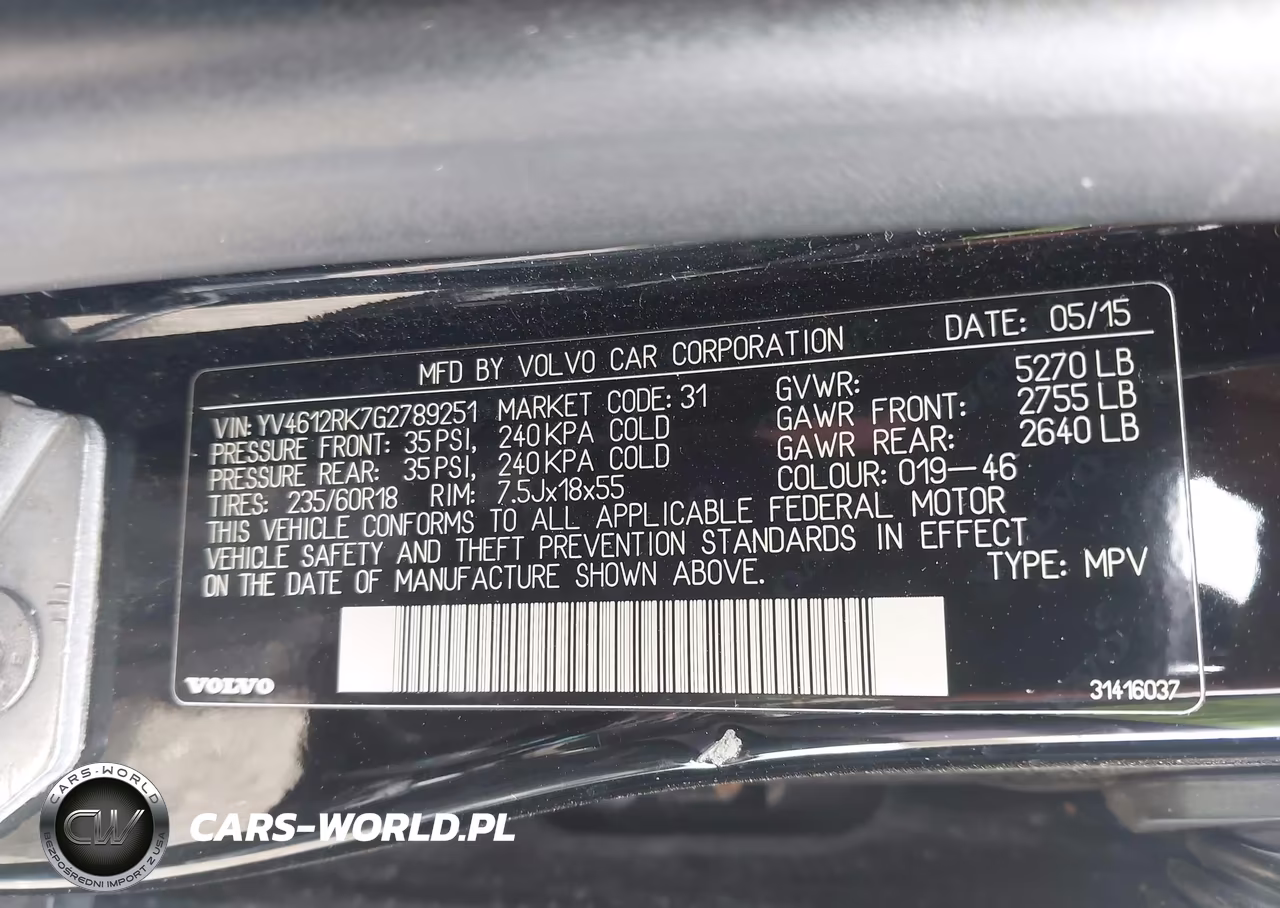 2016 Volvo Xc60 T5 Premier VIN:YV4612RK7G2789251 - 9