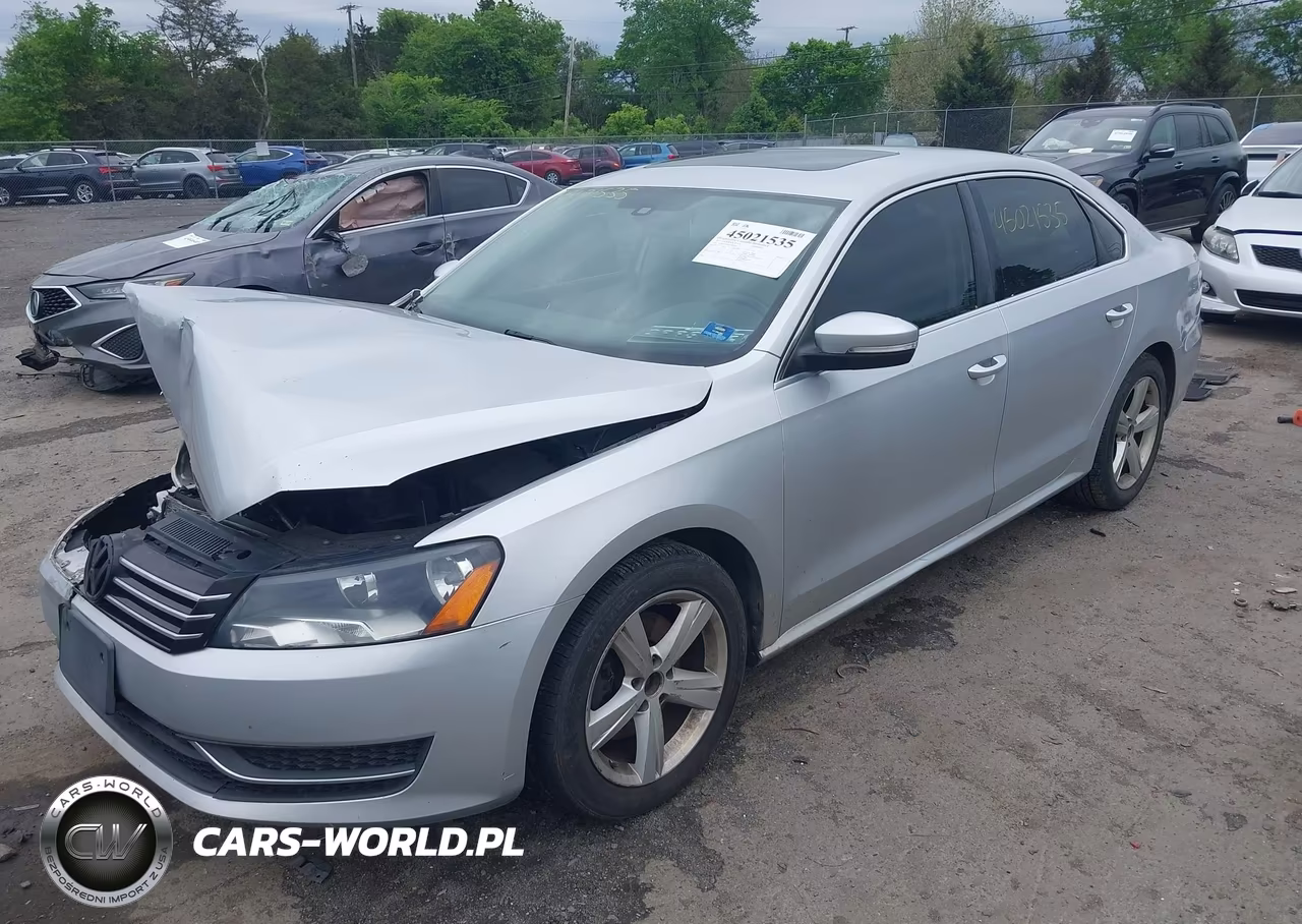 2013 Volkswagen Passat 2.5L Se VIN:1VWBH7A3XDC008384 - 2