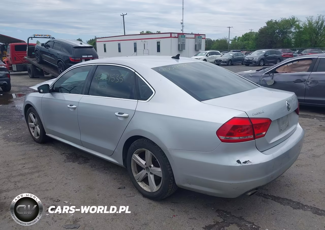 2013 Volkswagen Passat 2.5L Se VIN:1VWBH7A3XDC008384 - 3